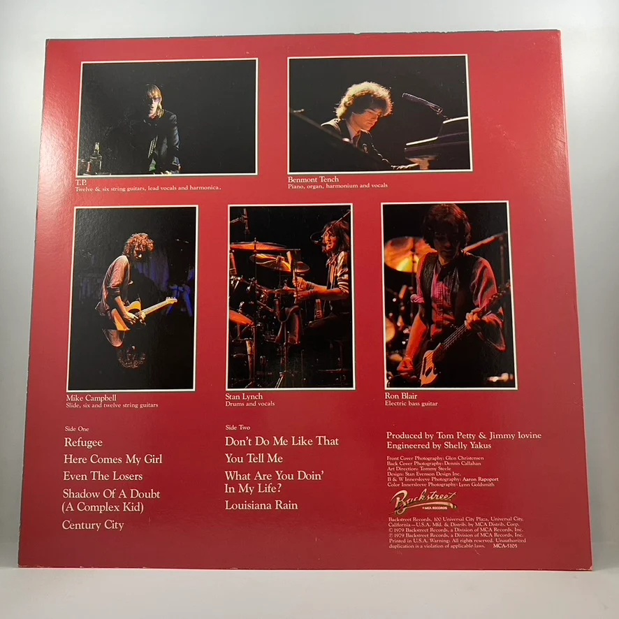 Tom Petty And The Heartbreakers – Damn The Torpedoes LP USED Vinyl VG+/VG+ - Image 2