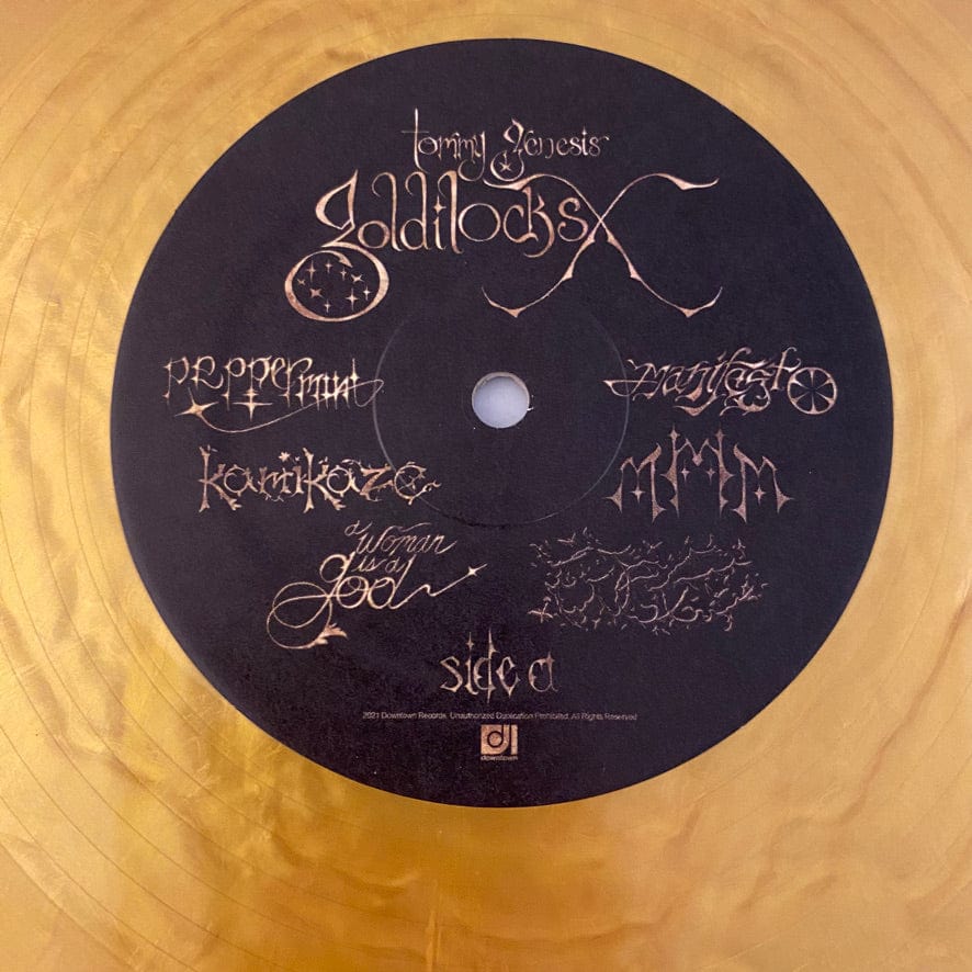 Tommy Genesis – Goldilocks X LP USED NM/VG+ Gold Vinyl - Image 4