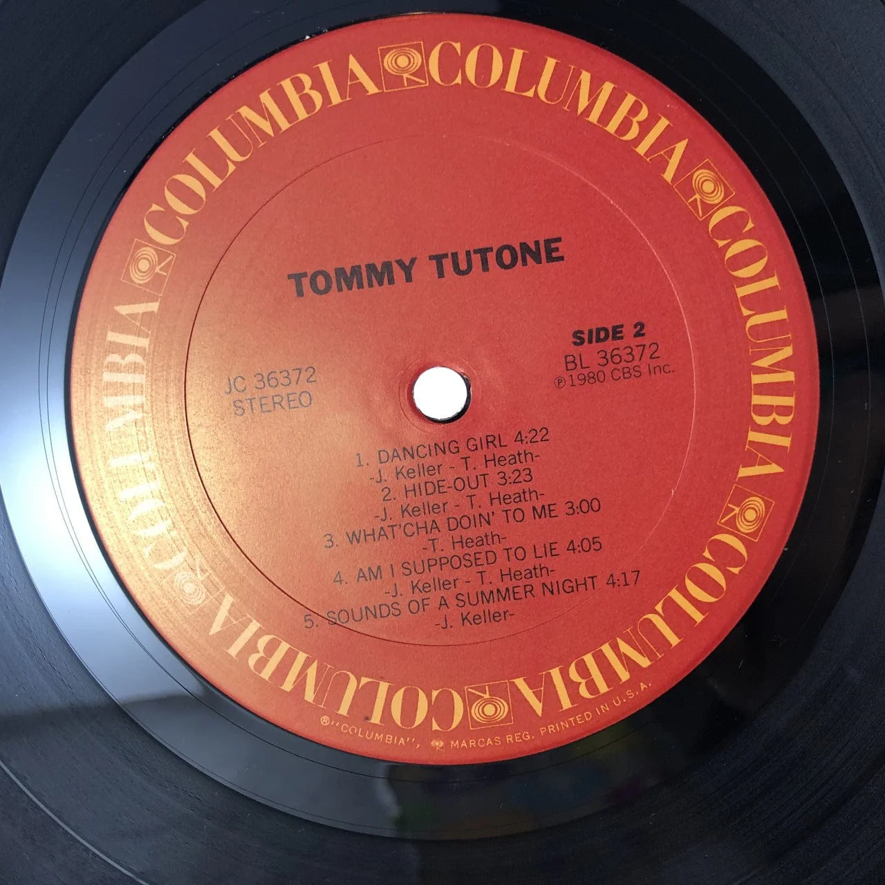 Tommy Tutone - Self Titled LP NM-VG++ USED - Image 3
