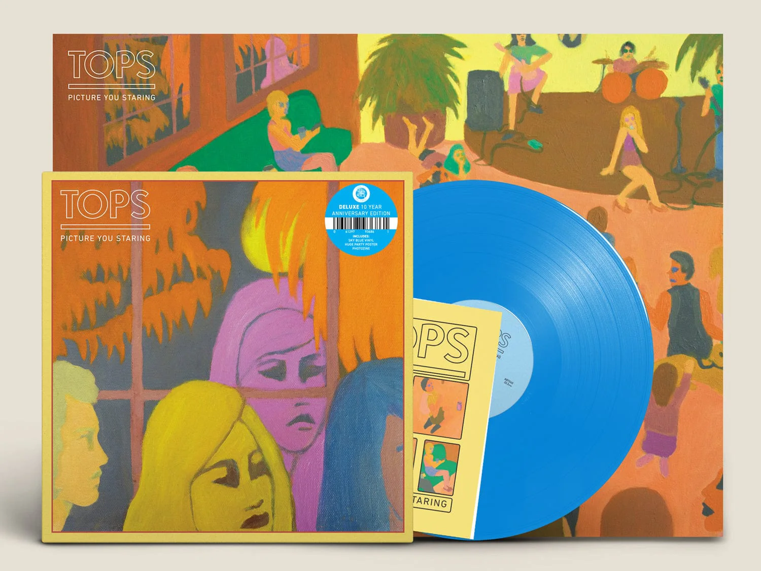 TOPS - Picture You Staring (10th Anniversary Deluxe LP) LP NEW