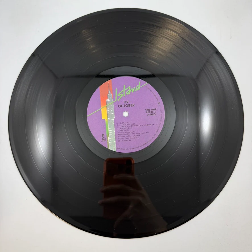 U2 – October LP USED Vinyl VG++/VG+ - Image 3