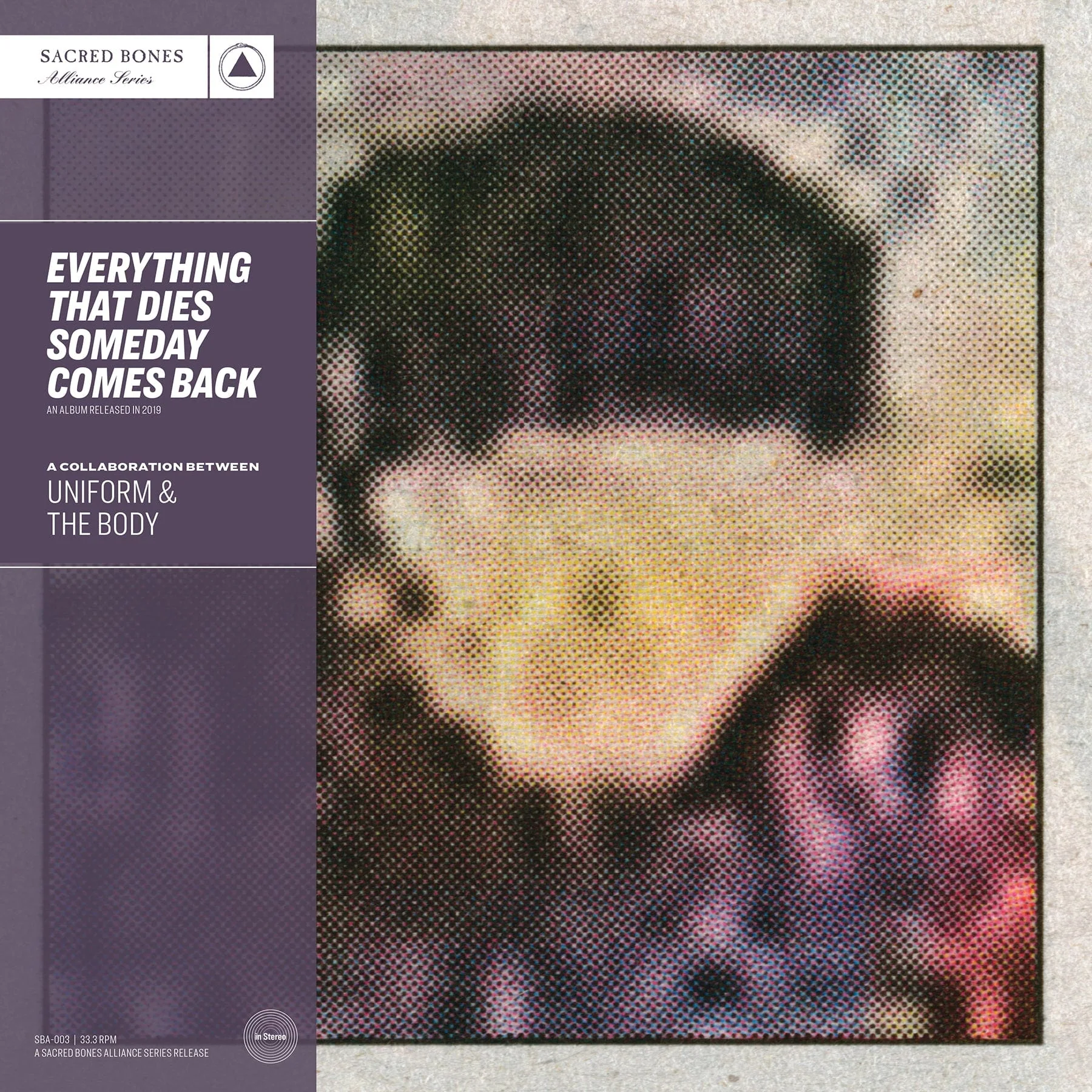 Uniform & The Body - Everything That Dies Someday Comes Back (SB 15 Year Edition) LP NEW SILVER VINYL