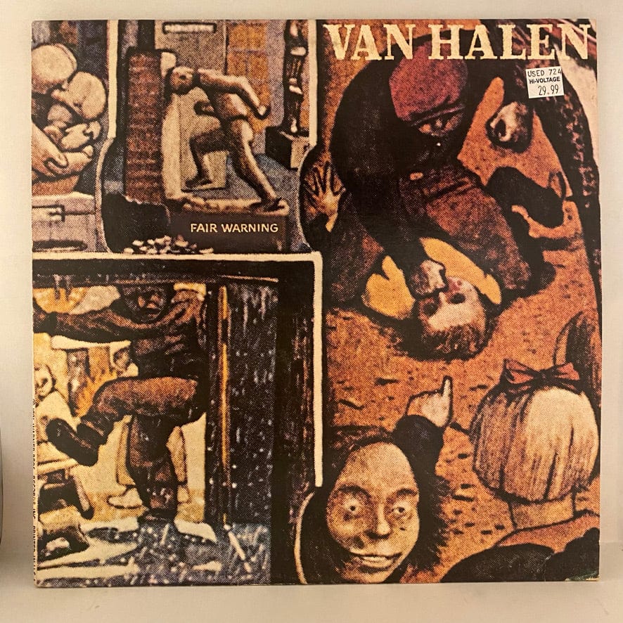 Van Halen – Fair Warning LP USED VG+/VG 1981 Pressing