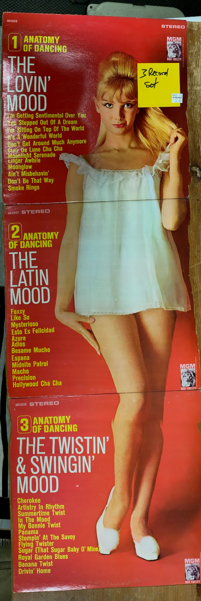 Various – Anatomy Of Dancing, Vol. 1, 2, and 3 - The Lovin' Mood, The Latin Mood, The Twistin' & Swingin' Mood LP USED Vinyl VG+/VG - Image 10