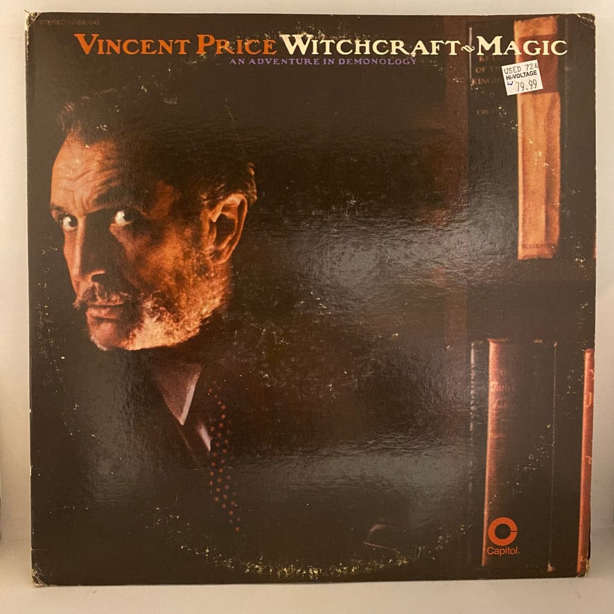 Vincent Price – Witchcraft - Magic: An Adventure In Demonology 2LP USED VG+/VG 1969 Pressing