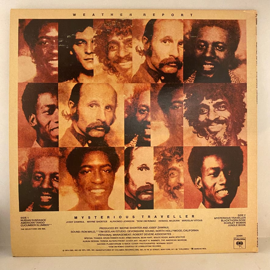 Weather Report – Mysterious Traveller LP USED VG+/VG+ - Image 2