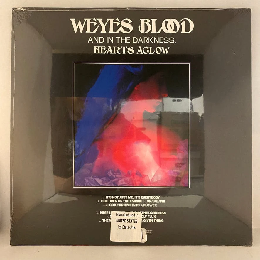Weyes Blood – And In The Darkness, Hearts Aglow LP USED NOS STILL SEALED White Vinyl - Image 2