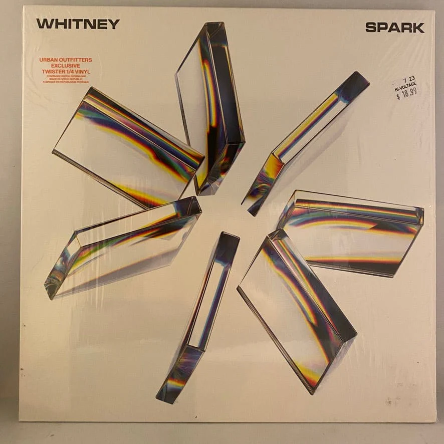 Whitney – Spark LP USED NM/NM White w/ Orange Twist Vinyl
