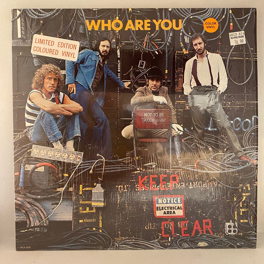 Who – Who Are You LP USED VG++/NM 1978 Red Vinyl Canadian Pressing