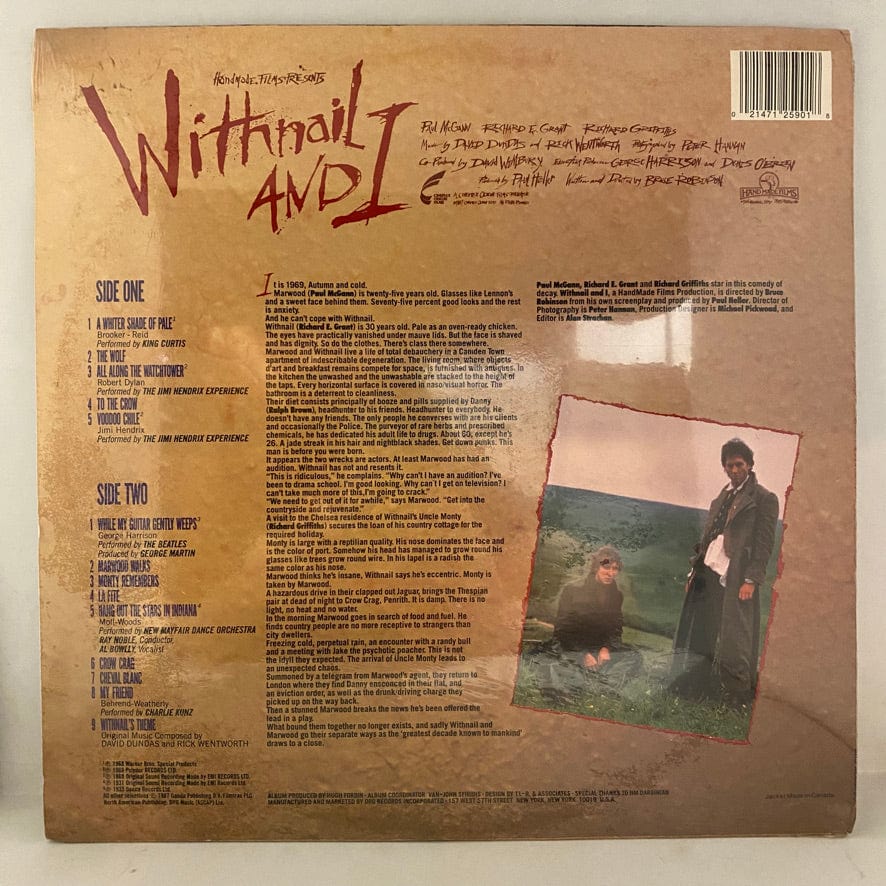 Withnail And I (Original Soundtrack) LP USED NOS STILL SEALED - Image 2