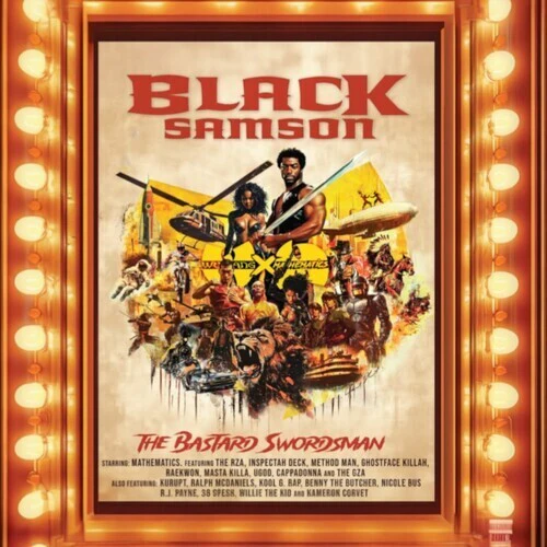 Wu-Tang and Mathematics - Black Samson, The Bastard Swordsman LP NEW