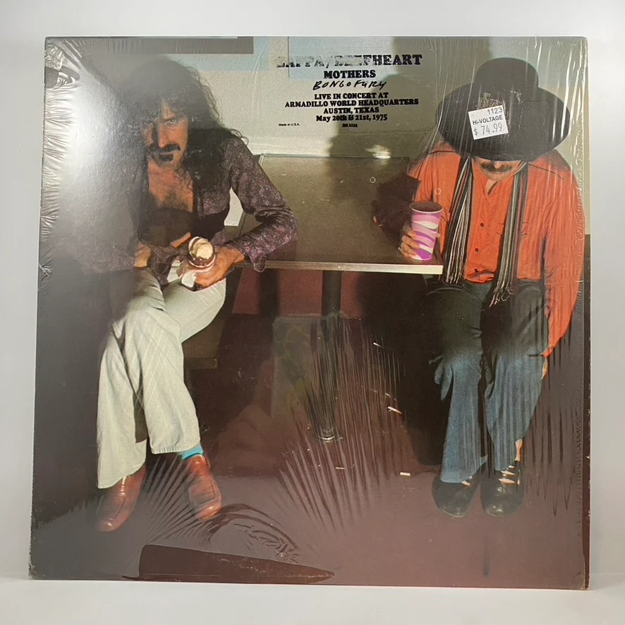 Zappa / Beefheart / Mothers – Bongo Fury LP USED Vinyl VG+/VG+